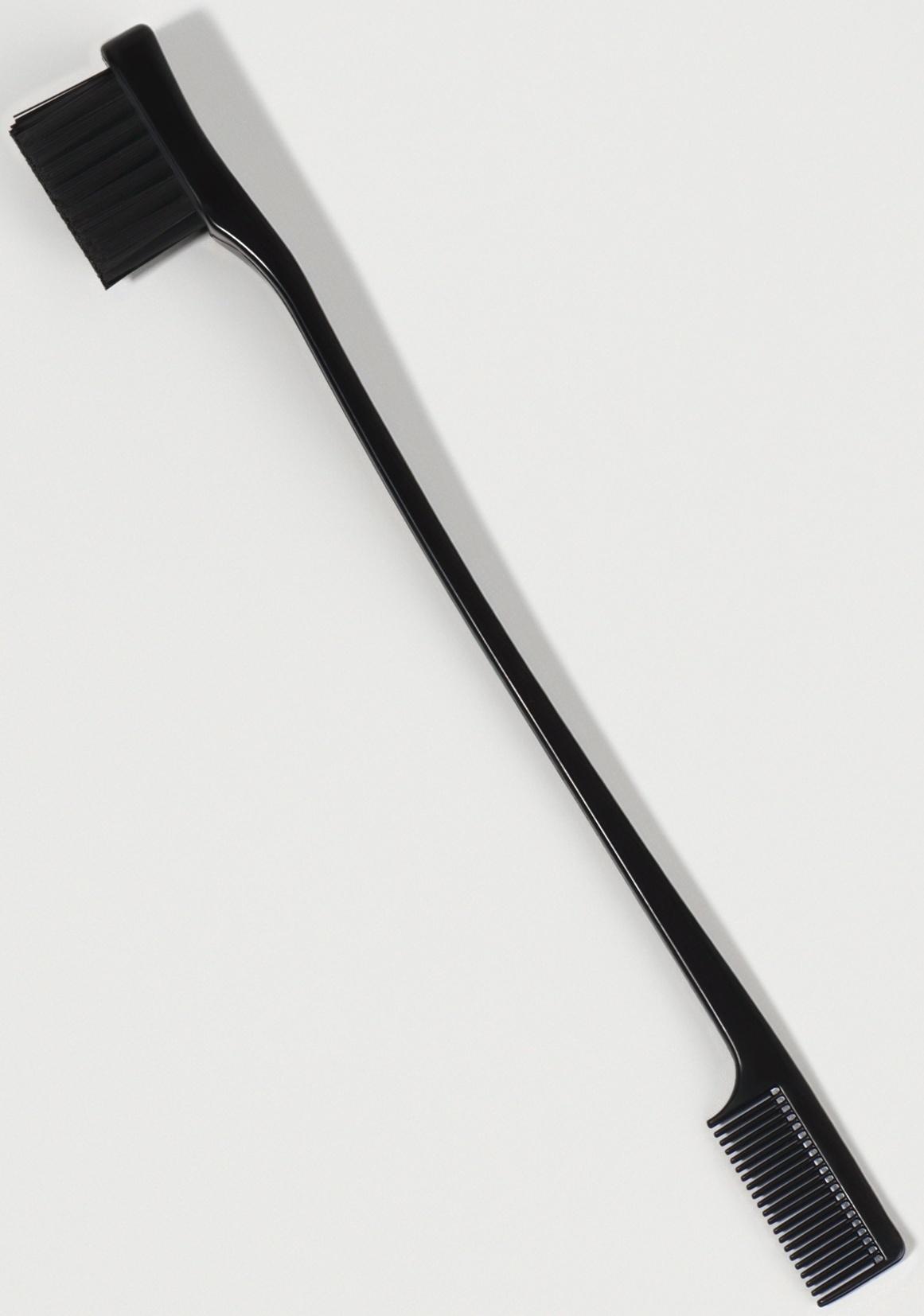 Расчёска - щётка для укладки волос, 17×2 см, чёрная