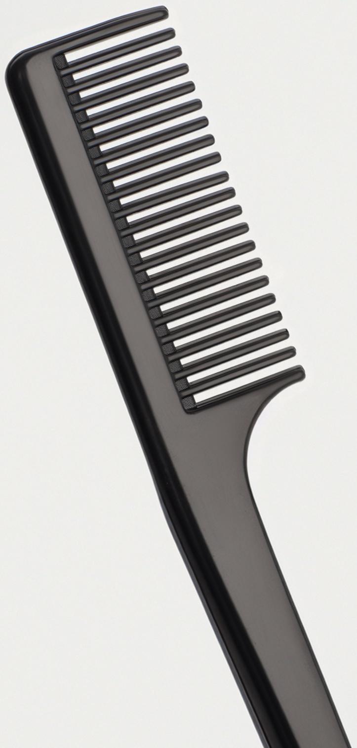 Расчёска - щётка для укладки волос, 17×2 см, чёрная