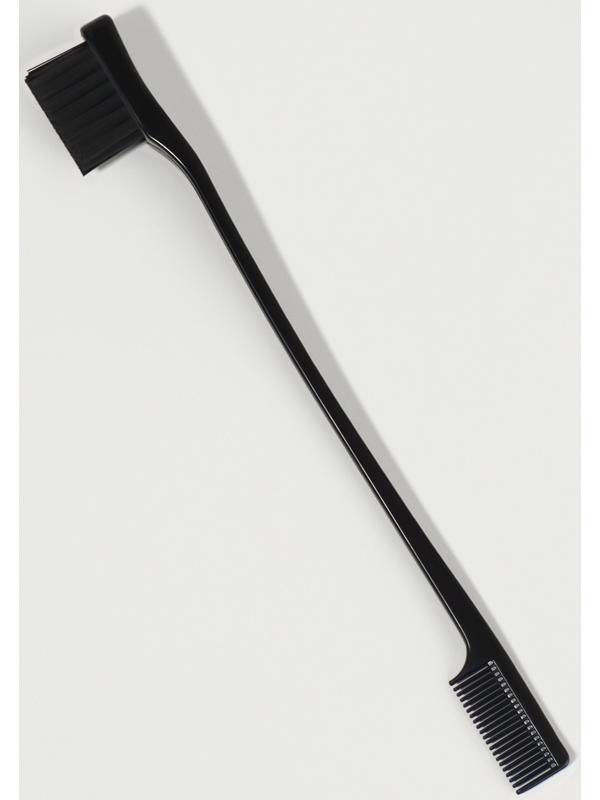 Расчёска - щётка для укладки волос, 17×2 см, чёрная