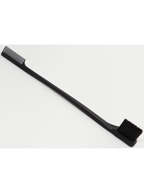 Расчёска - щётка для укладки волос, 17×2 см, чёрная