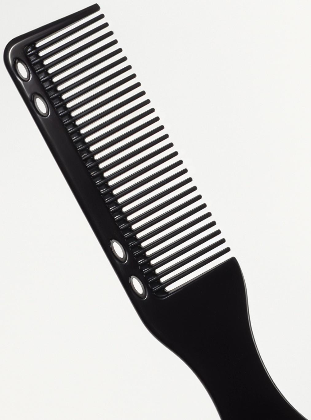 Расчёска - щётка для укладки волос, 17×2.5 см, чёрная