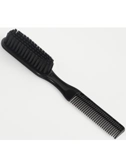Расчёска - щётка для укладки волос, 17×2.5 см, чёрная