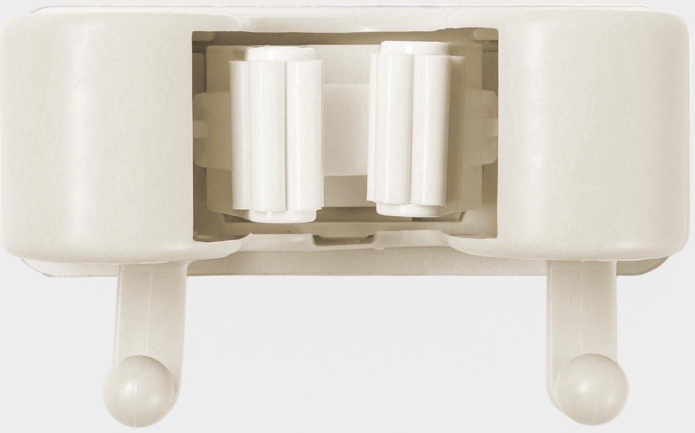 Держатель для швабр настенный самоклеящийся, 11.8×6.3×4.5 см