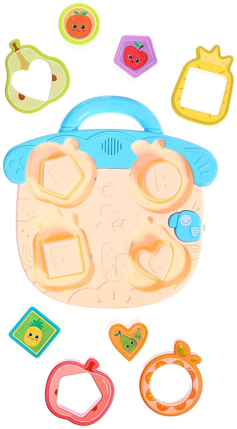 Музыкальная игрушка «Бизидоска. Фрукты», звук, свет, МИКС