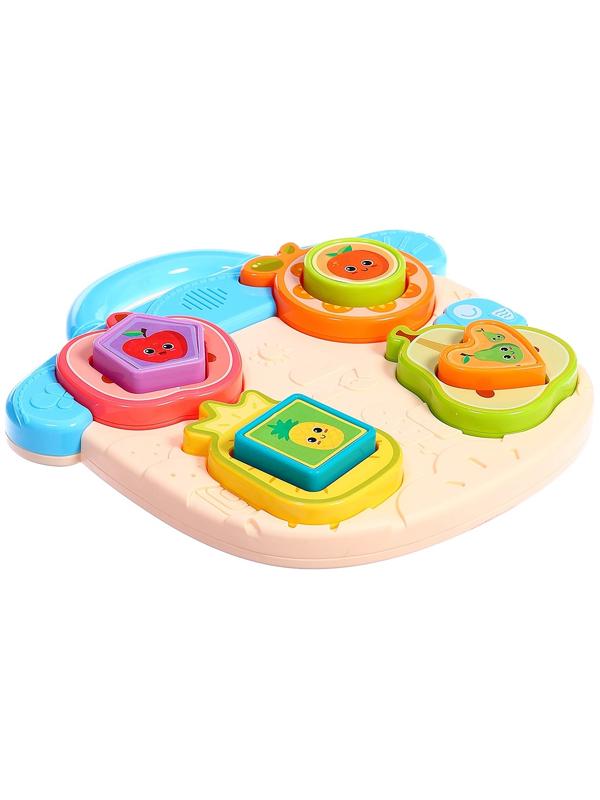 Музыкальная игрушка «Бизидоска. Фрукты», звук, свет, МИКС