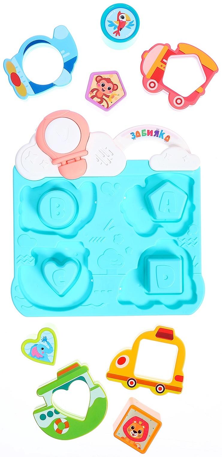 Музыкальная игрушка «Бизидоска. Транспорт», звук, свет, МИКС