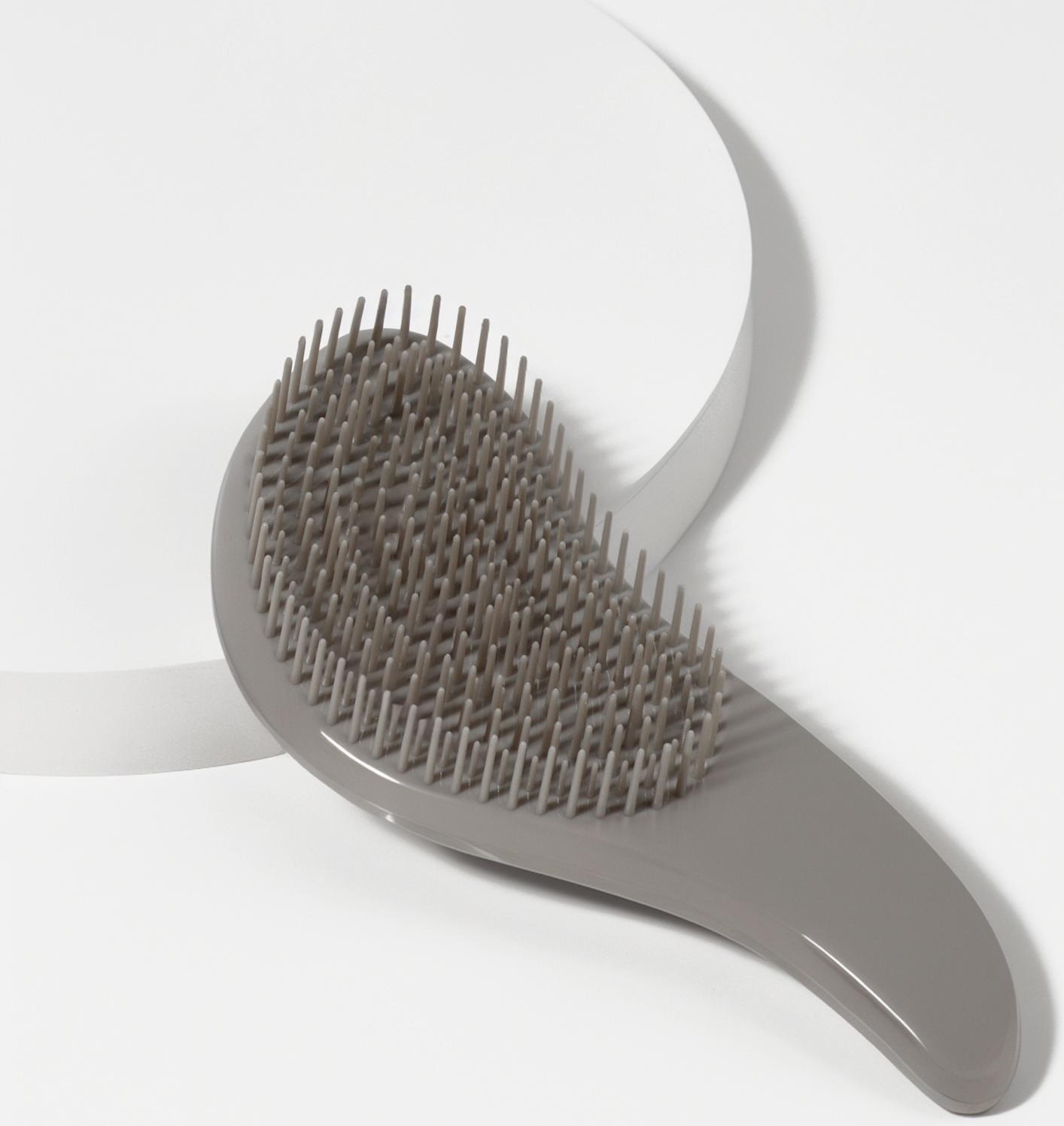 Расчёска массажная, 14.5×6(±1)см, PVC коробка, серая