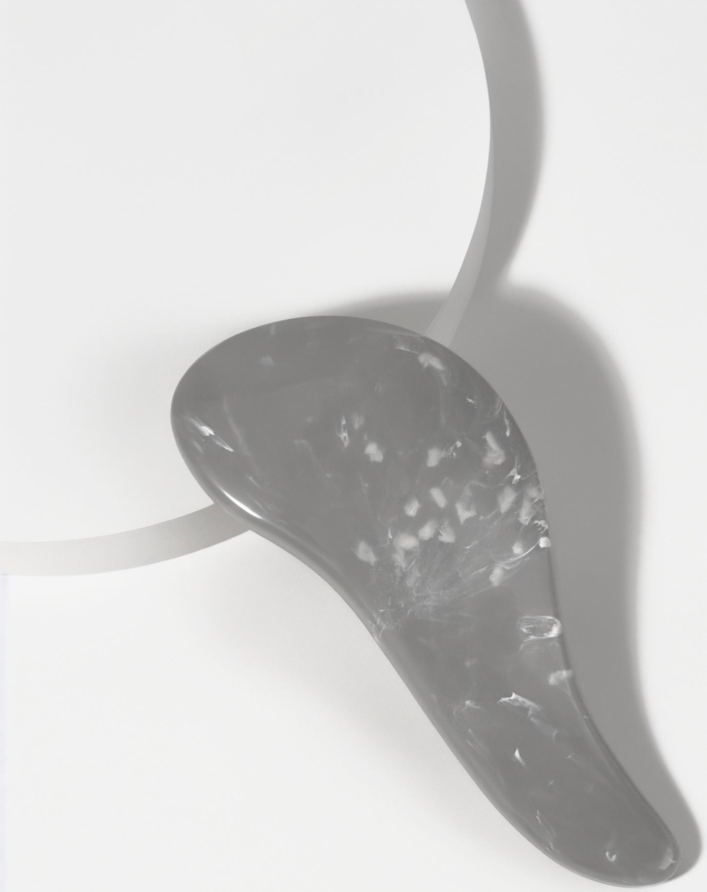 Расчёска массажная, 14.5×6(±1)см, PVC коробка, серая