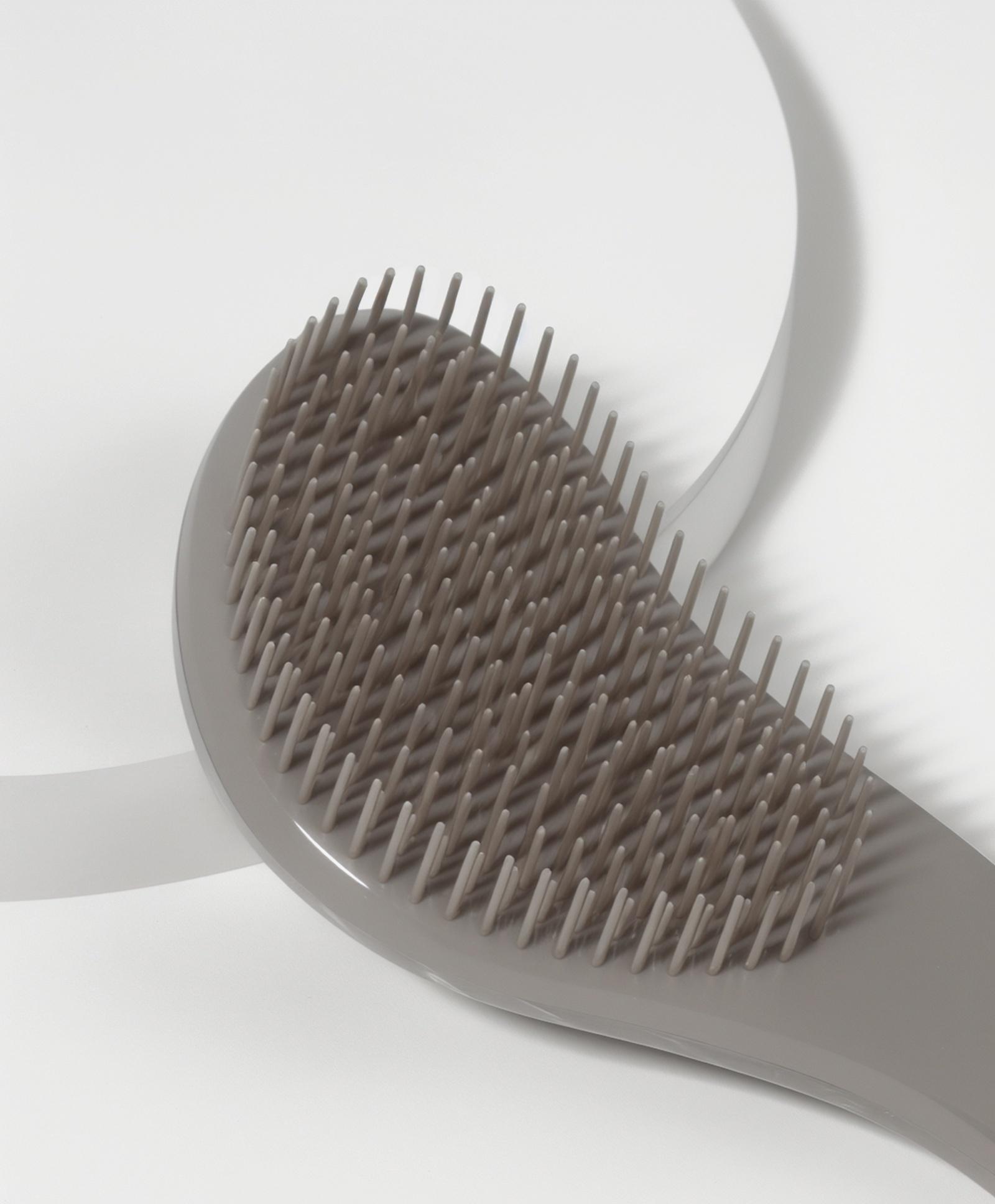 Расчёска массажная, 14.5×6(±1)см, PVC коробка, серая