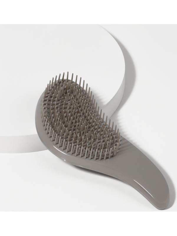 Расчёска массажная, 14.5×6(±1)см, PVC коробка, серая