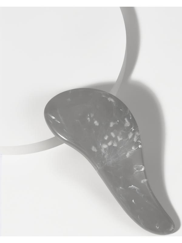 Расчёска массажная, 14.5×6(±1)см, PVC коробка, серая