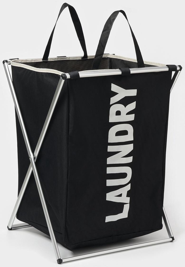 Корзина для белья Доляна LAUNDRY, складная, 42×40×58 см