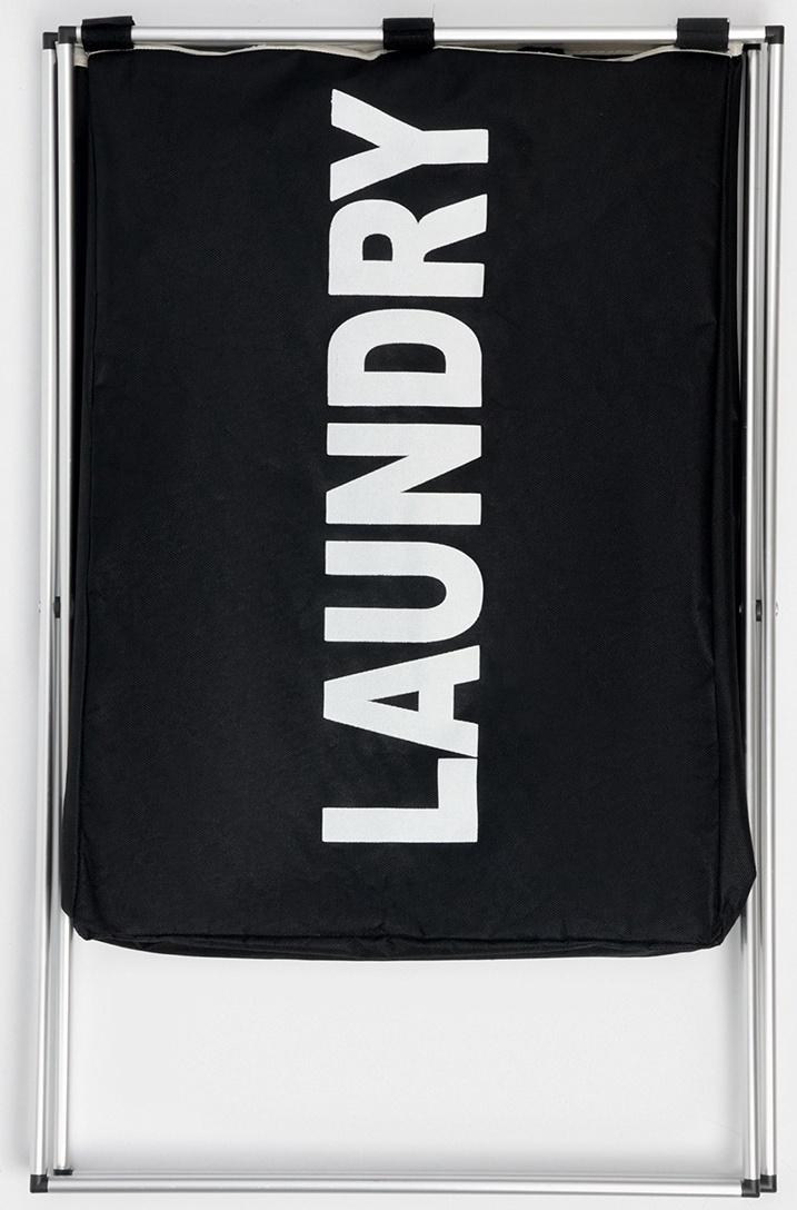 Корзина для белья Доляна LAUNDRY, складная, 42×40×58 см