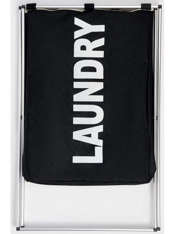 Корзина для белья Доляна LAUNDRY, складная, 42×40×58 см