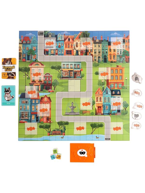 Настольная игра «Хитрый Енот»: детективное логическое приключение для 2–4 игроков, от 6 лет