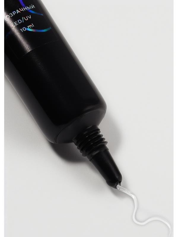 Гель для дизайна ногтей, объёмный, 10 мл, LED/UV, прозрачный