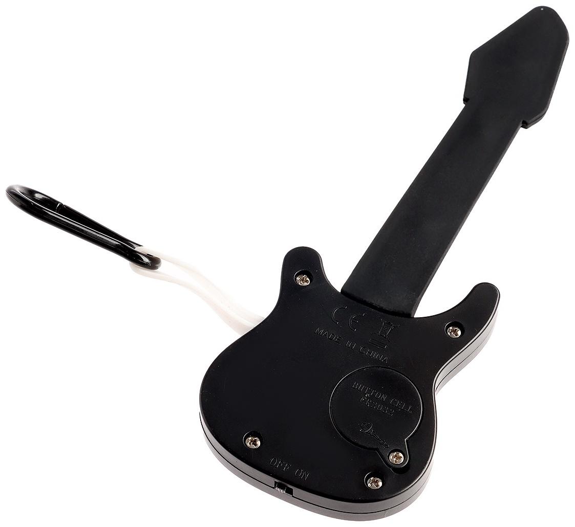 Музыкальная гитара, с сенсорным нажатием и карабином, детская