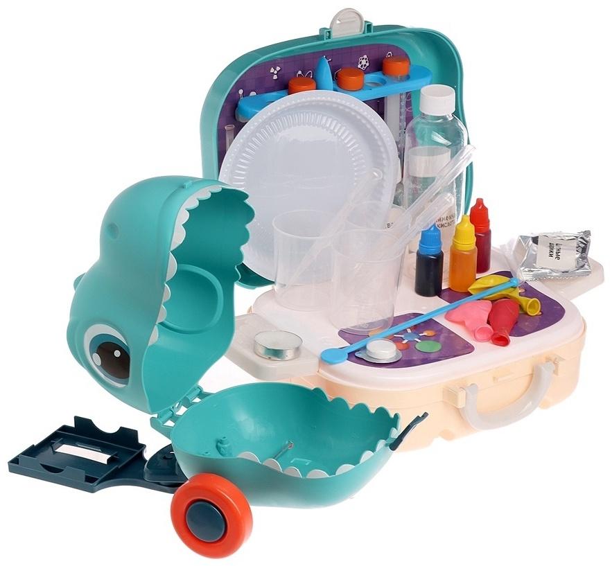 Набор для опытов «Моя первая лаборатория», машинка - динозавр, 60 экспериментов
