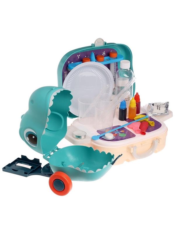 Набор для опытов «Моя первая лаборатория», машинка - динозавр, 60 экспериментов