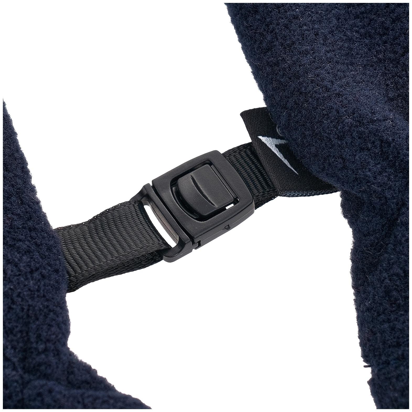 Перчатки флисовые ONLYTOP, синие, размер S-M