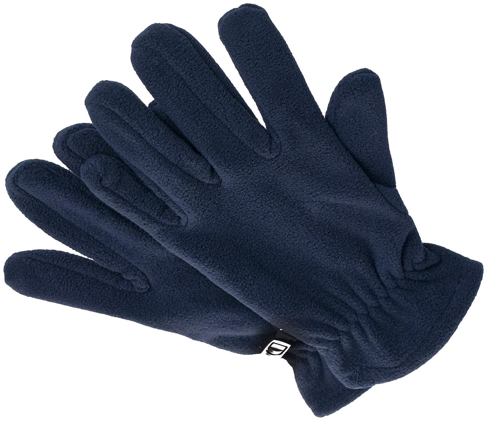 Перчатки флисовые ONLYTOP, синие, размер S-M