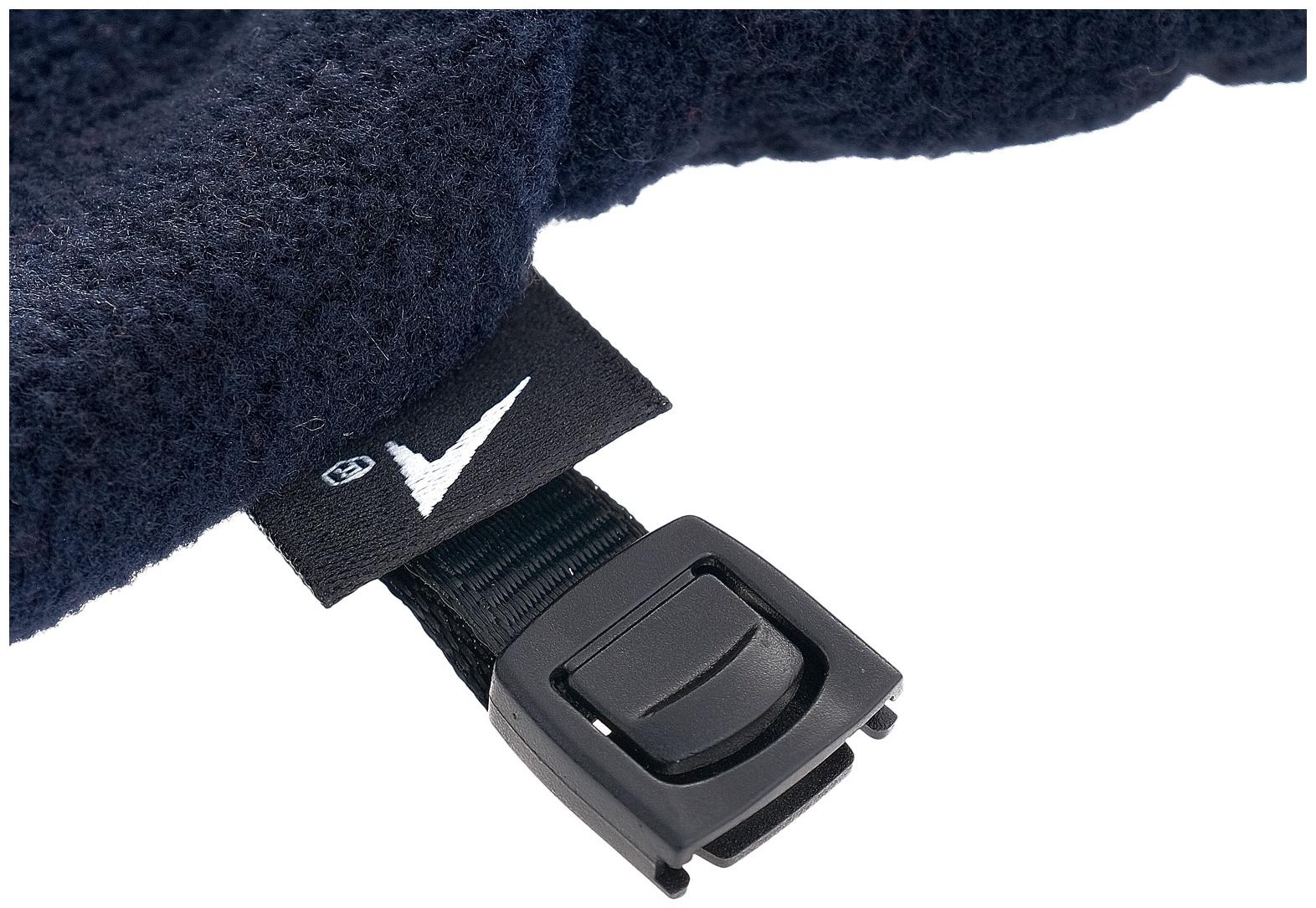 Перчатки флисовые ONLYTOP, синие, размер S-M