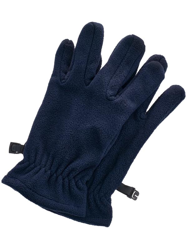 Перчатки флисовые ONLYTOP, синие, размер S-M