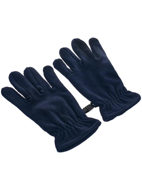 Перчатки флисовые ONLYTOP, синие, размер S-M