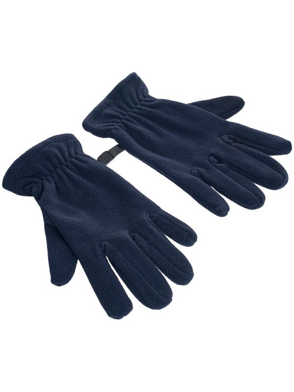 Перчатки флисовые ONLYTOP, синие, размер S-M