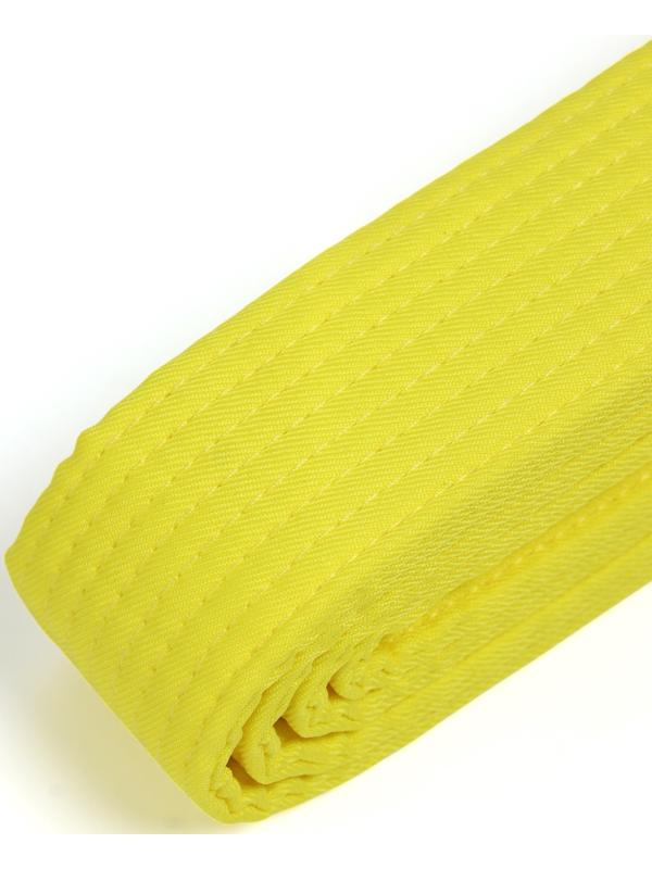 Пояс для единоборств Fight Empire 2,6 м, EXPERT, желтый