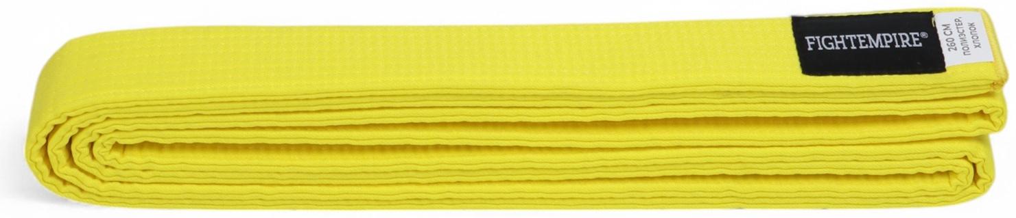 Пояс для единоборств Fight Empire 2.0 м, BASE, жёлтый