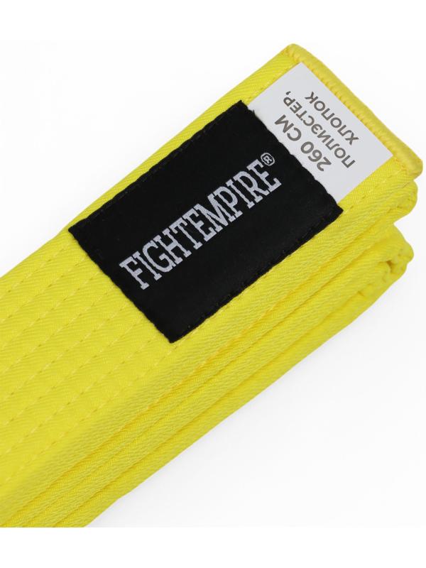 Пояс для единоборств Fight Empire 2.0 м, BASE, жёлтый
