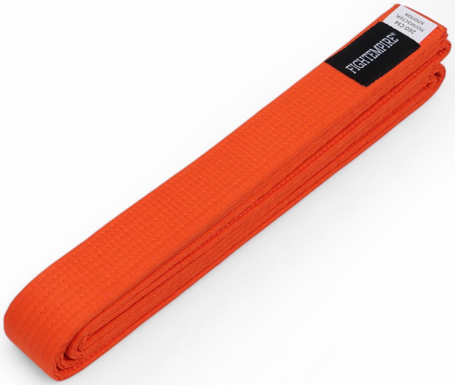 Пояс для единоборств Fight Empire 2.0 м, BASE, оранжевый