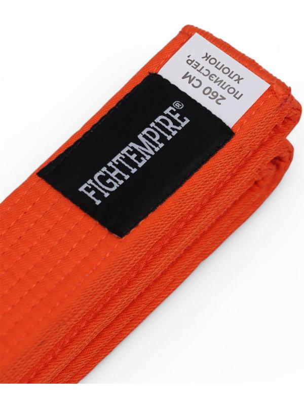 Пояс для единоборств Fight Empire 2.0 м, BASE, оранжевый