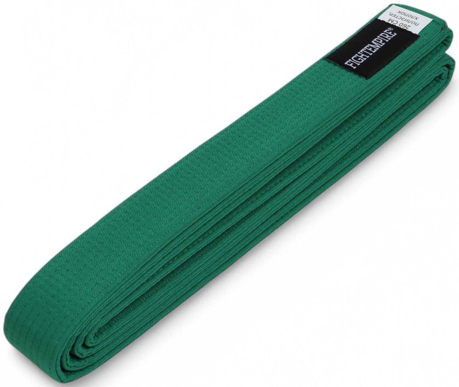 Пояс для единоборств Fight Empire 2.0 м, BASE, зелёный
