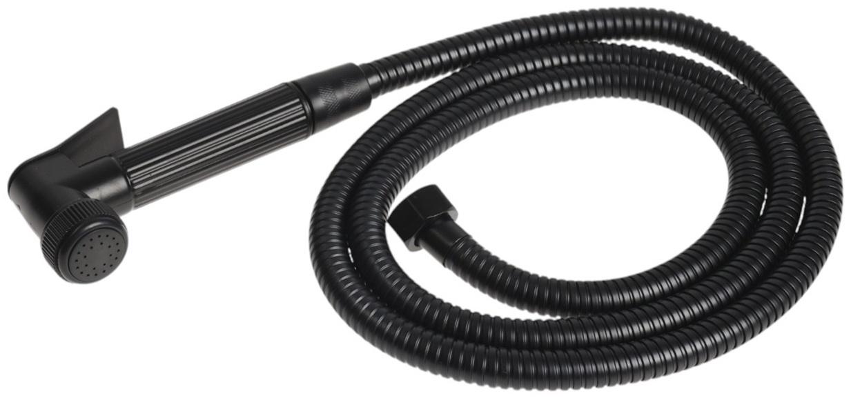 Смеситель для биде ZEIN Z4199, с гигиеническим душем, нерж. сталь, картридж 35 мм, черный