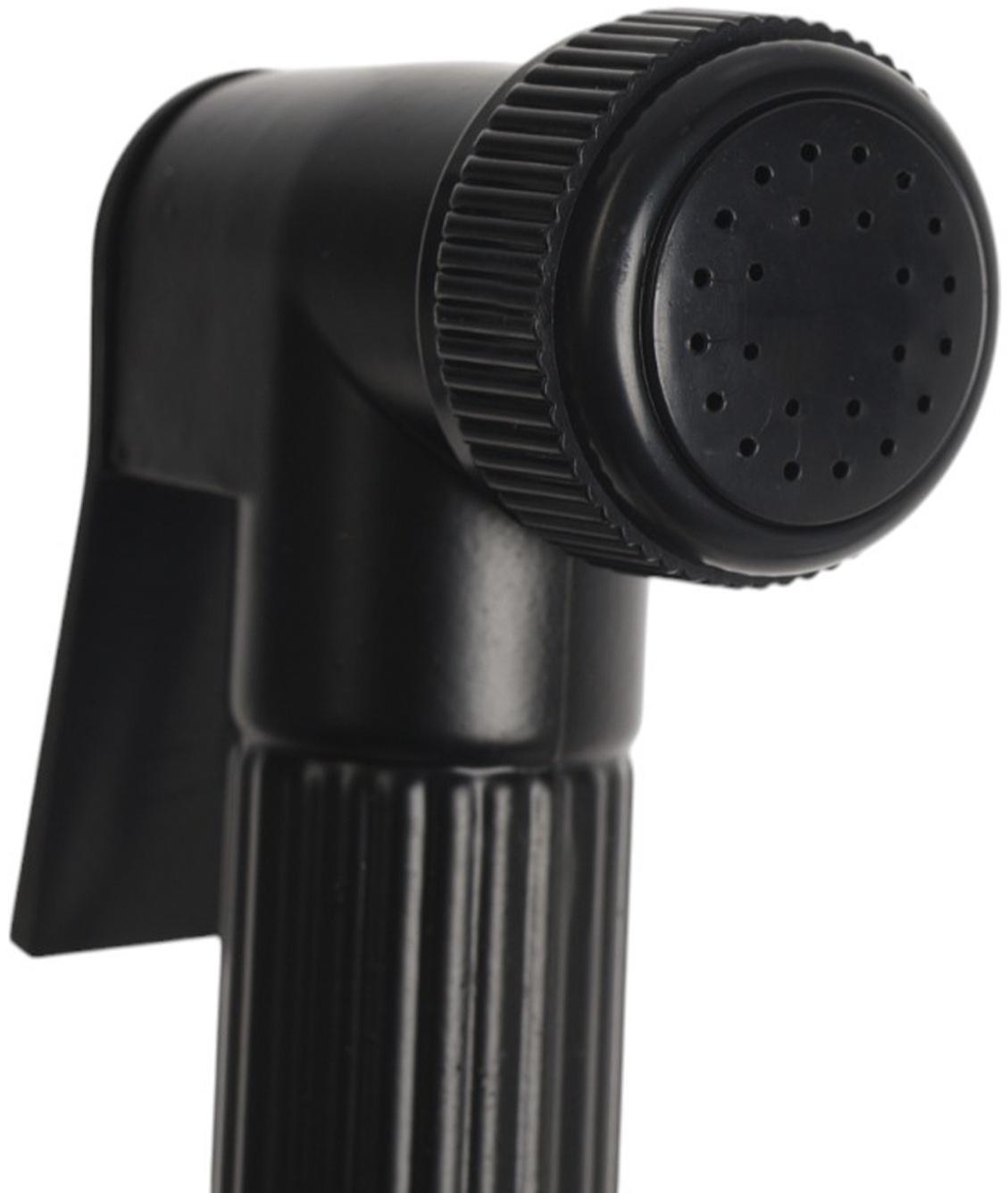 Смеситель для биде ZEIN Z4199, с гигиеническим душем, нерж. сталь, картридж 35 мм, черный