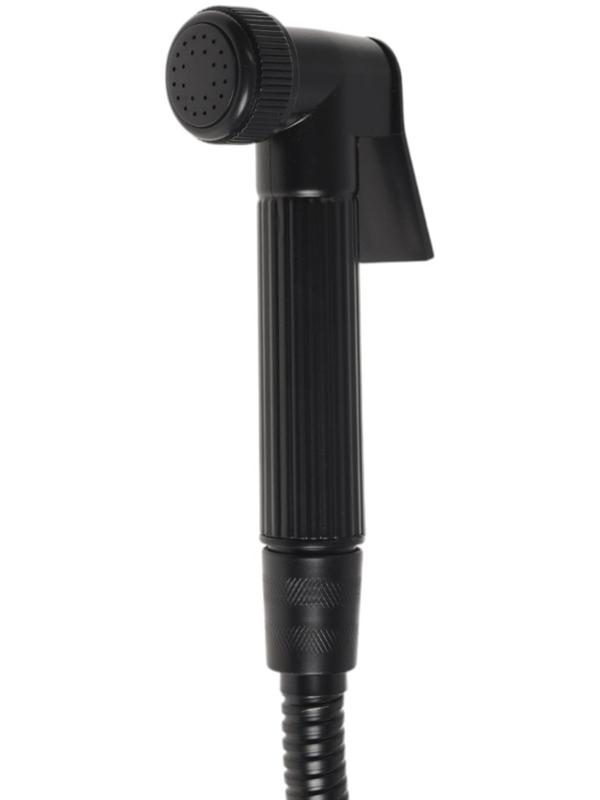 Смеситель для биде ZEIN Z4199, с гигиеническим душем, нерж. сталь, картридж 35 мм, черный