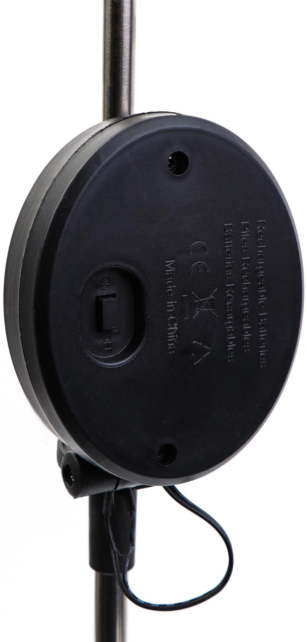 Штекер с подсветкой «Цветок», на солнечной батарее, розовый, 14×9 см/70 см, теплое свечение