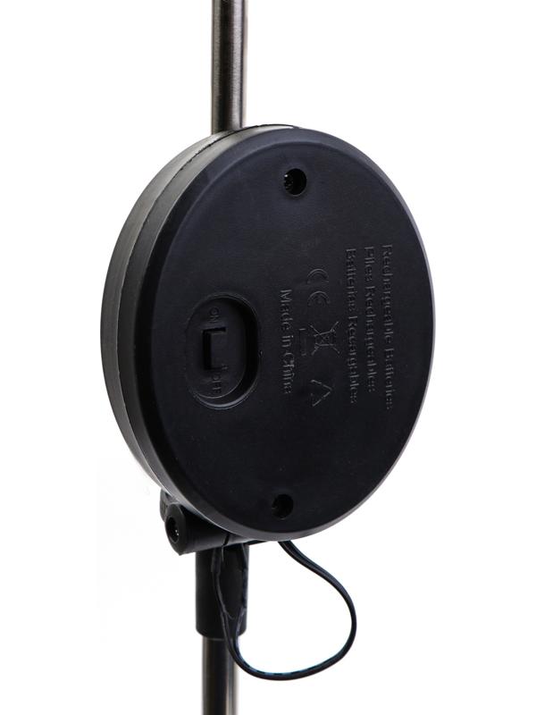 Штекер с подсветкой «Ветерок», на солнечной батарее, синий, 19×70 см