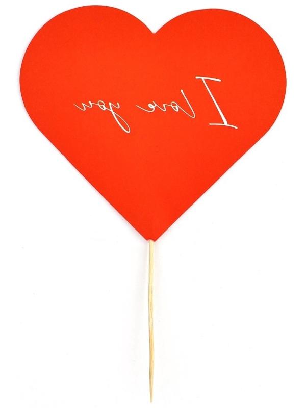 Коробка для цветов с топпером «Сердечко», 10 х 10 х 12 см