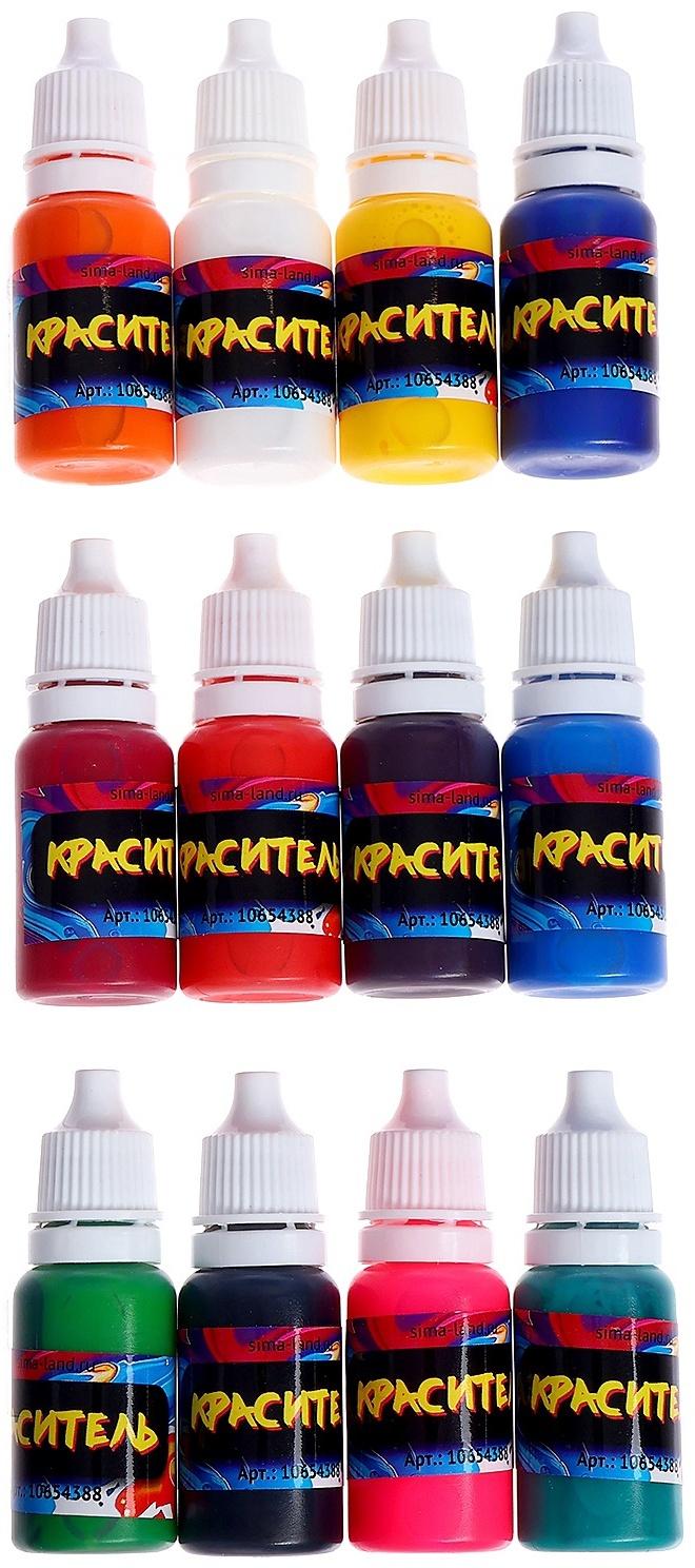 Эбру: рисование на воде, набор для творчества, 12 цветов