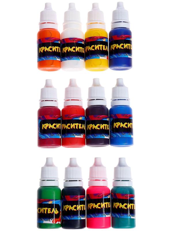 Эбру: рисование на воде, набор для творчества, 12 цветов