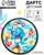 Дартс «Весёлый динозаврик», 8 шариков на липучках, крючок