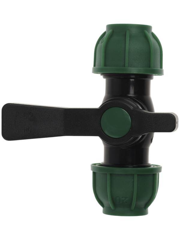 Кран шаровой ПНД ZEIN, 20 мм, цанга