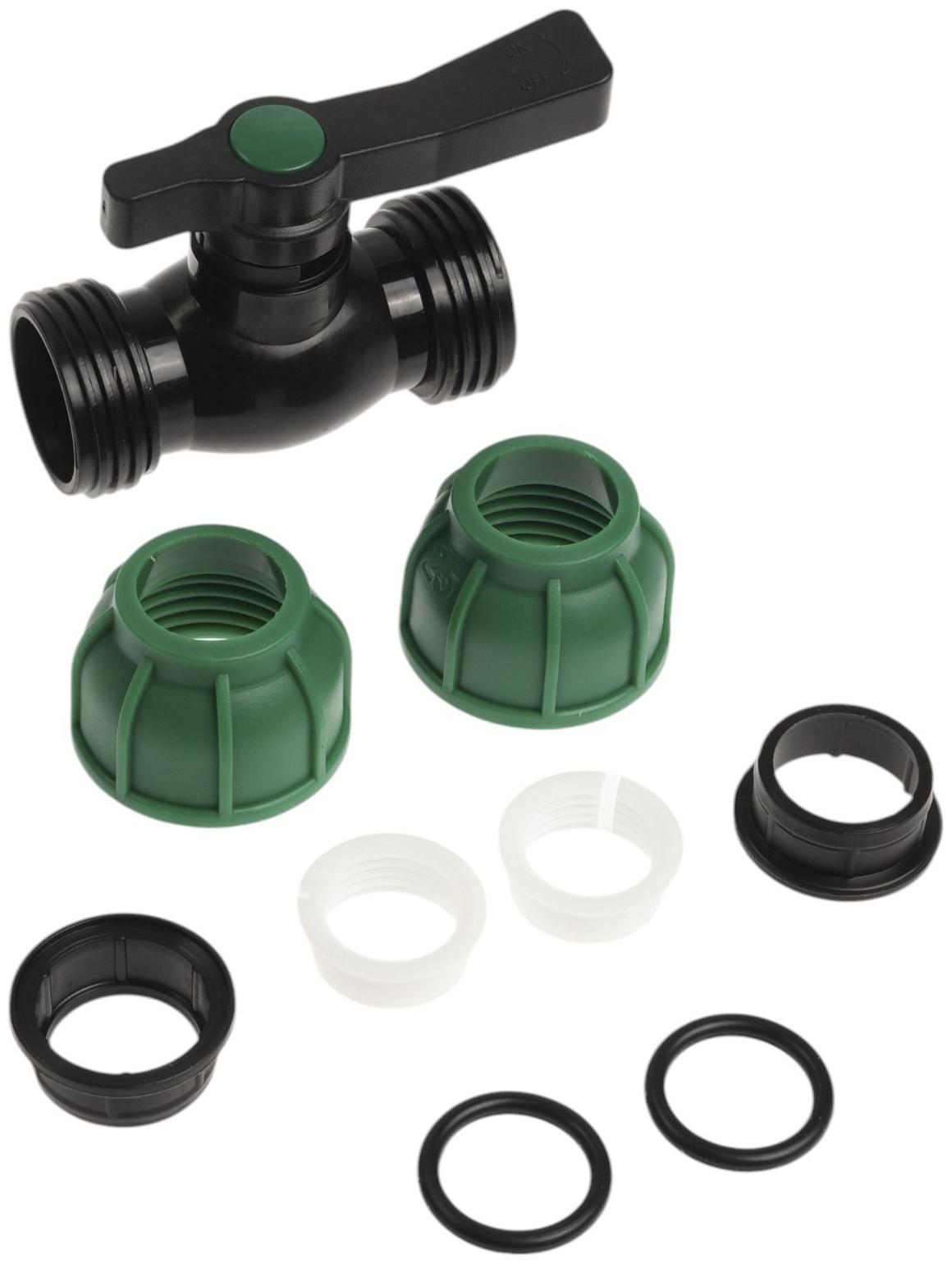 Кран шаровой ПНД ZEIN, 25 мм, цанга