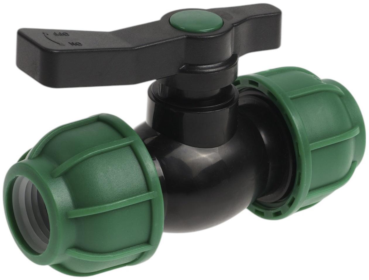 Кран шаровой ПНД ZEIN, 25 мм, цанга