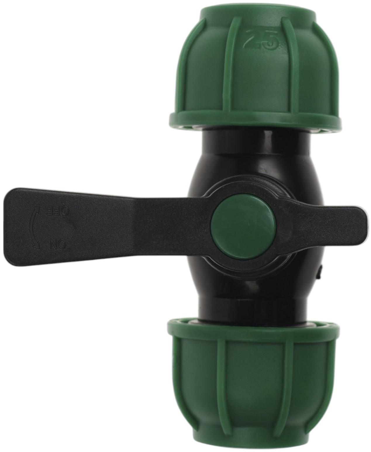 Кран шаровой ПНД ZEIN, 25 мм, цанга