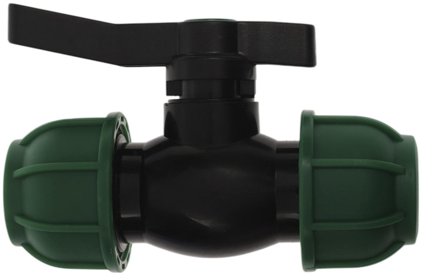 Кран шаровой ПНД ZEIN, 25 мм, цанга