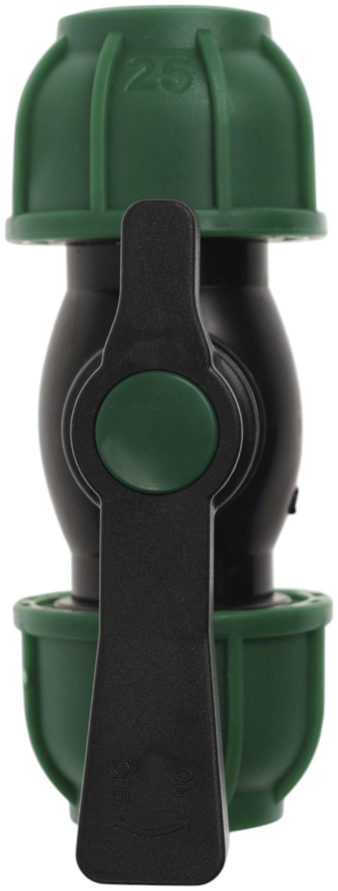 Кран шаровой ПНД ZEIN, 25 мм, цанга